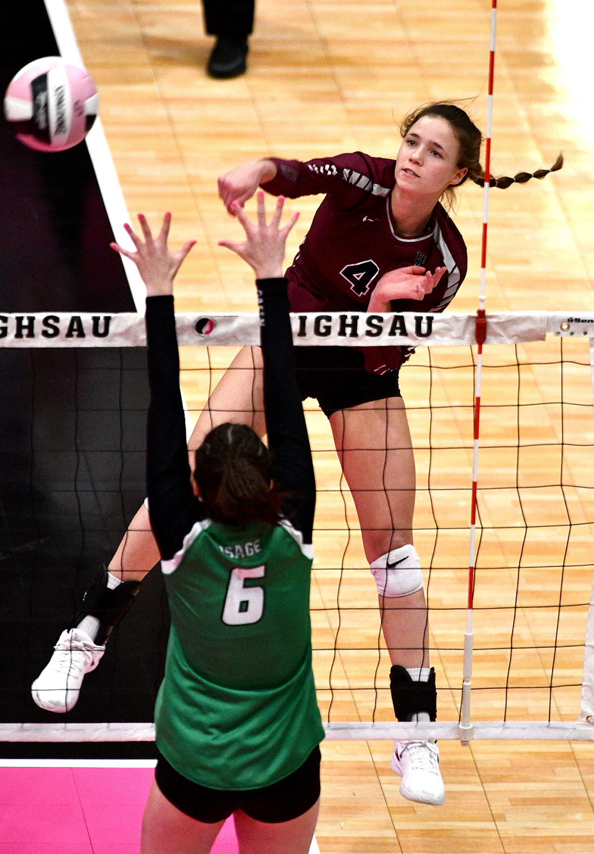 Western Christian vs Osage state volleyball